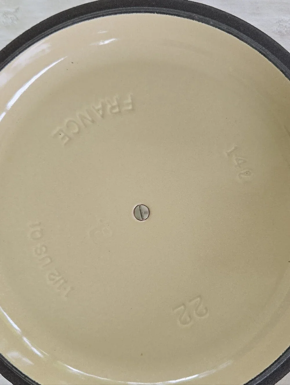 Le Creuset Cerise Red Enameled Cast Iron Braiser Size 22 1.5Qt